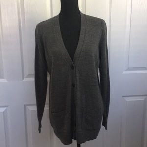 Lands End Merino Wool Cardigan